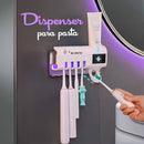 Dispenser Automático Pasta e Suporte Escova de Dente