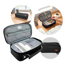 Estojo Escolar Organizador com 3 Divisórias [Preto]