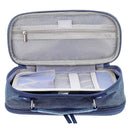 Estojo Escolar Organizador com 3 Divisórias [Azul]