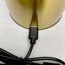 Luminária de Mesa Led 3 Cores Recarregável [Dourado]