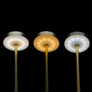 Luminária de Mesa Led 3 Cores Recarregável [Prata]